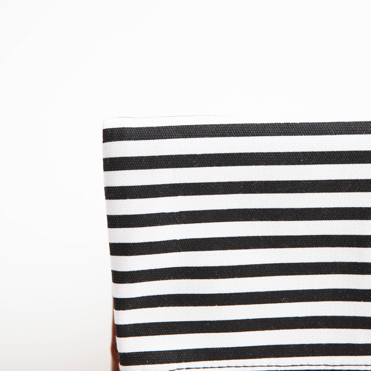 *$6.97 Closeout* FoldOver Clutch Classic Black/White stripe