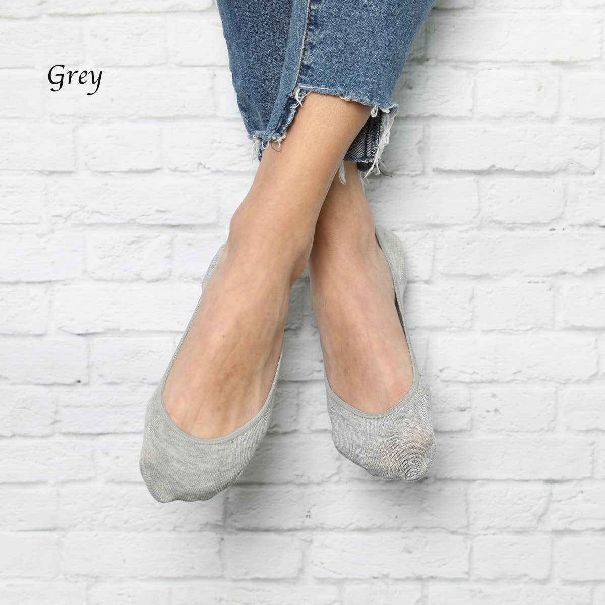 No Show Sock - Gray