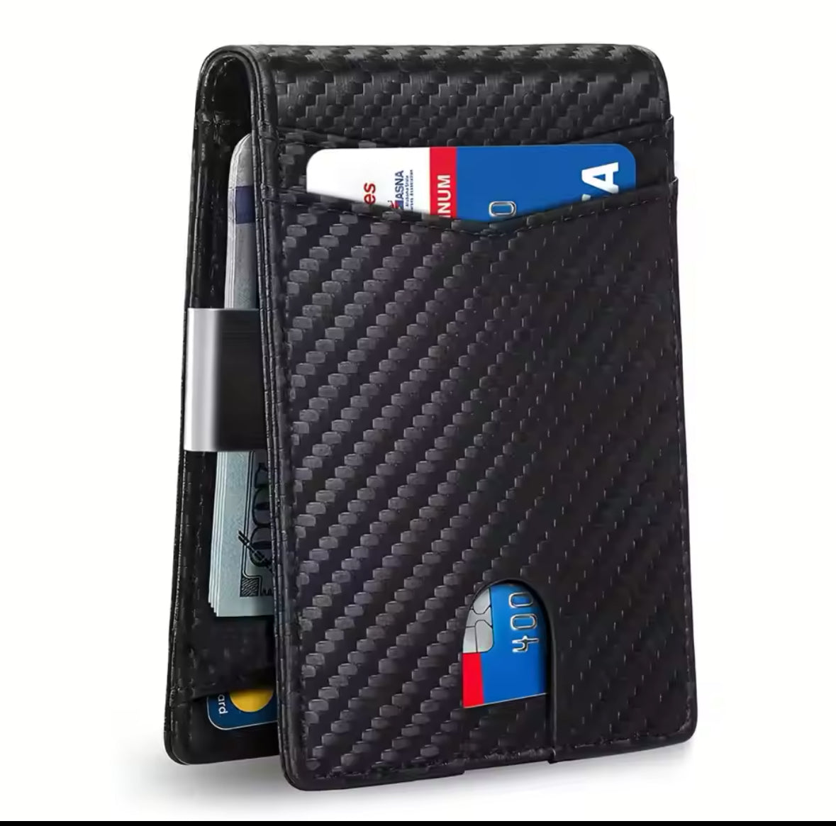 Men’s Carbon Fiber Money Clip/Wallet