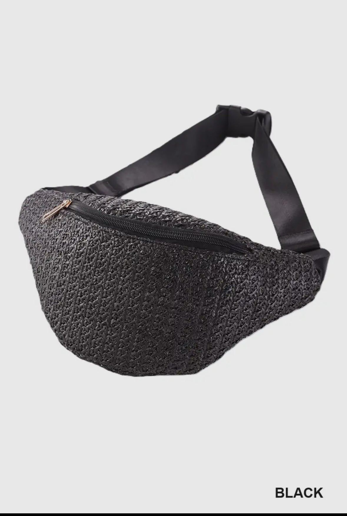 Woven crossbody bag