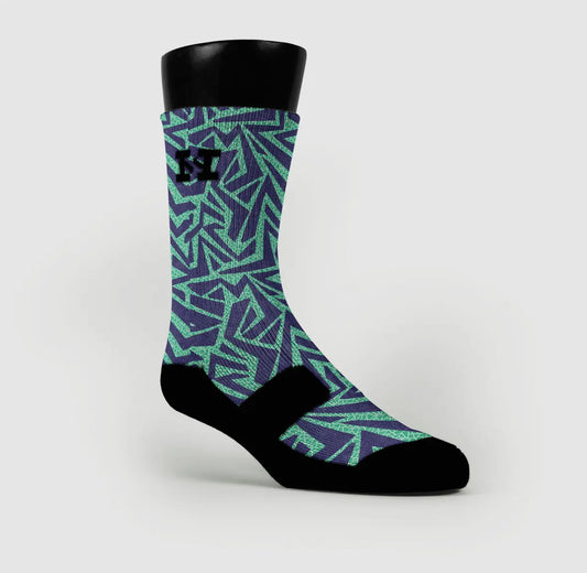 Nola gumbo maze socks