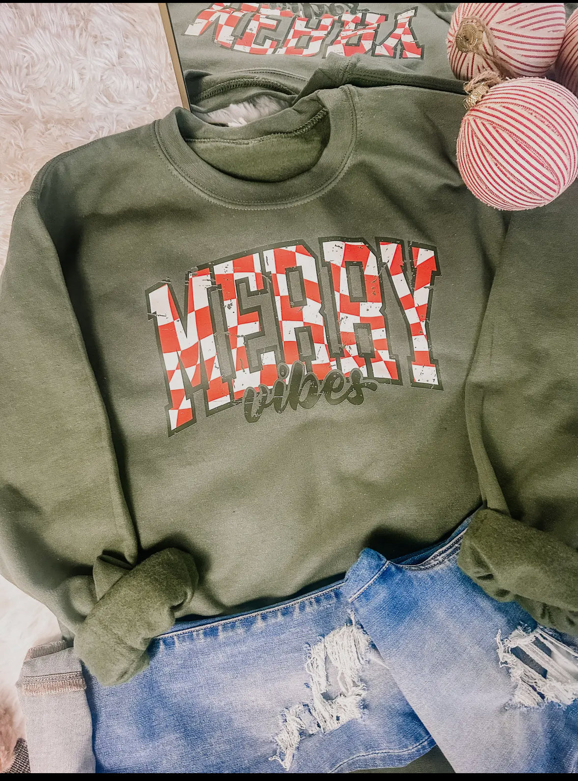 Merry Vibes Crewneck