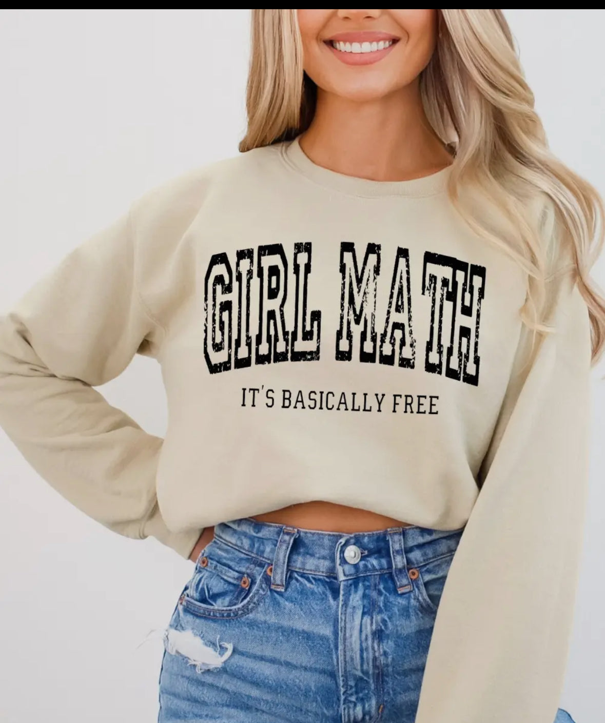 Girl Math Crewneck