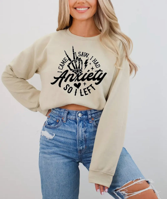 Anxiety Girlies Crewneck