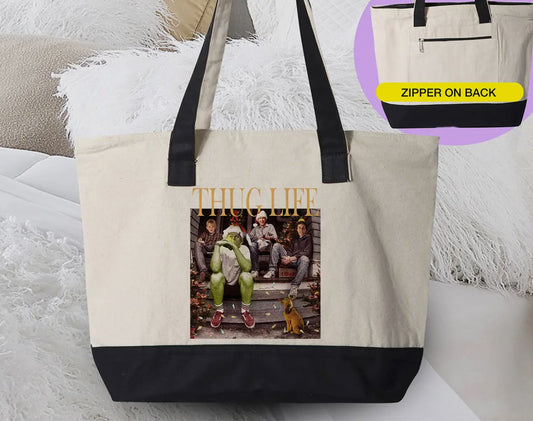 Thug Life Christmas Tote