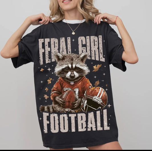 Feral Football Tee