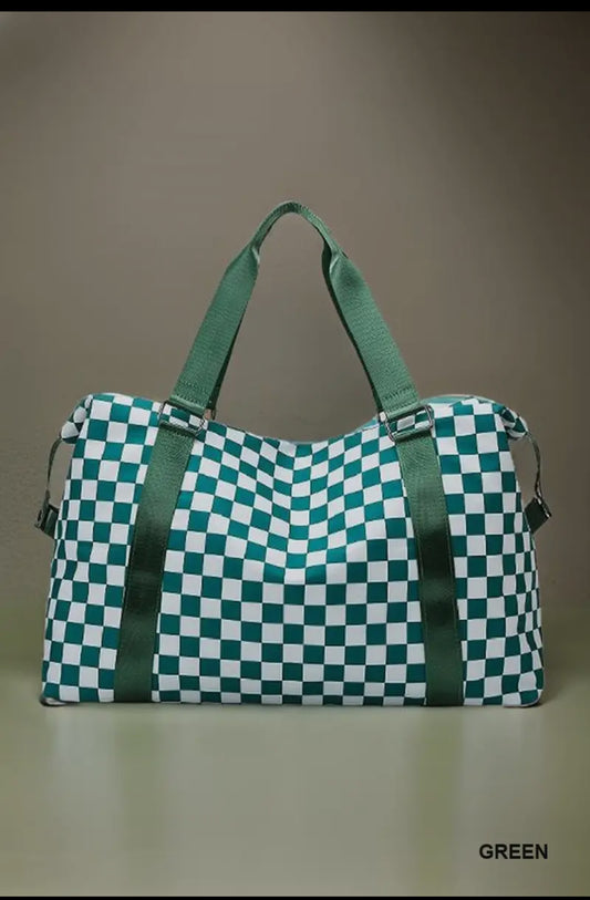 Checkered Duffle