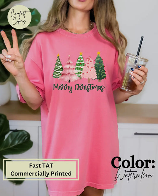 Pink Tree Tee