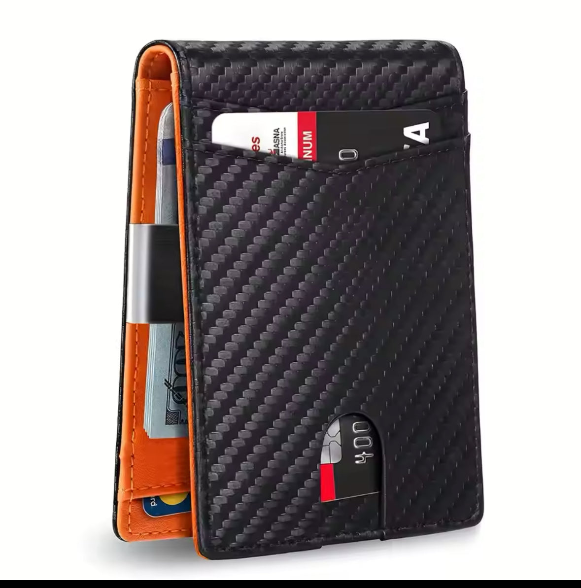 Men’s Carbon Fiber Money Clip/Wallet