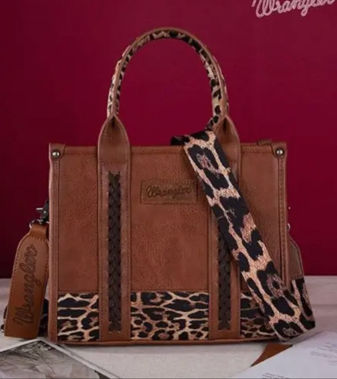 Wrangler Leopard Tote