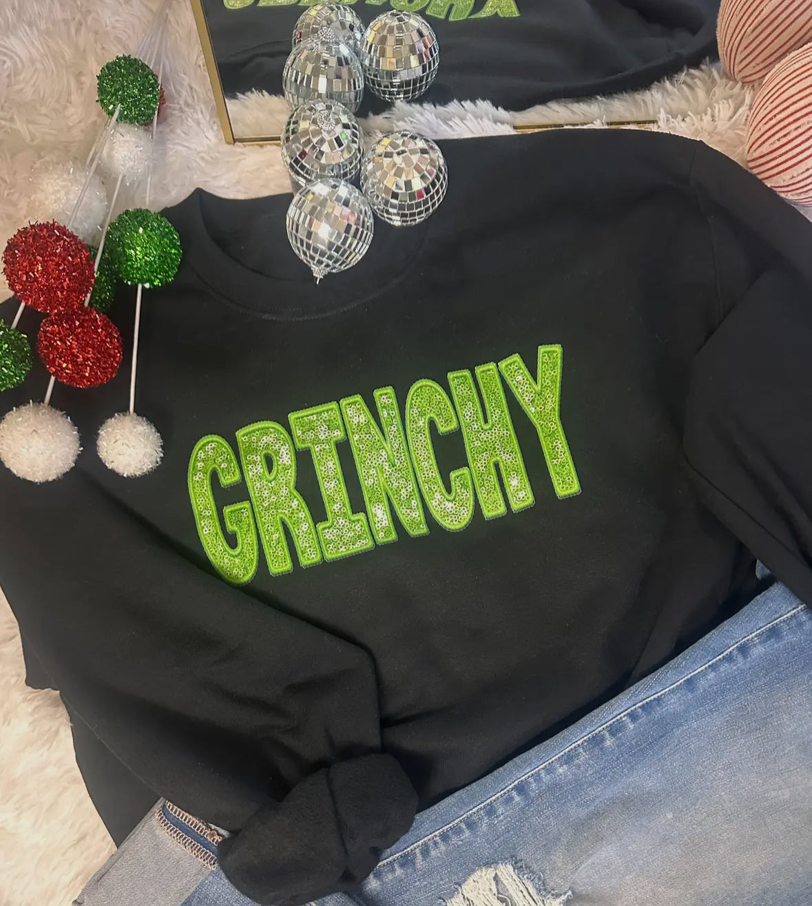 Grinchy Crewneck