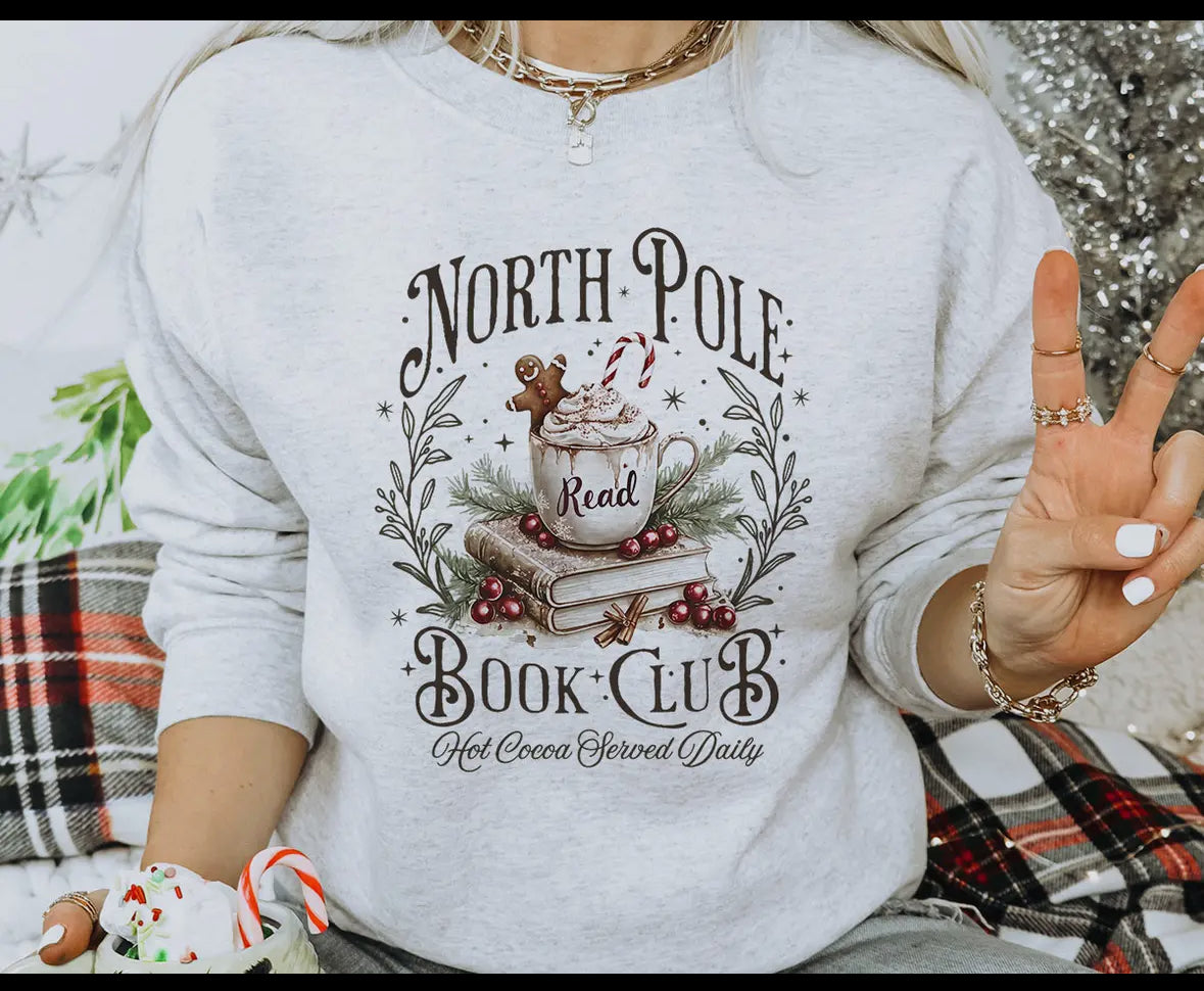 North Pole Book Club Crewneck