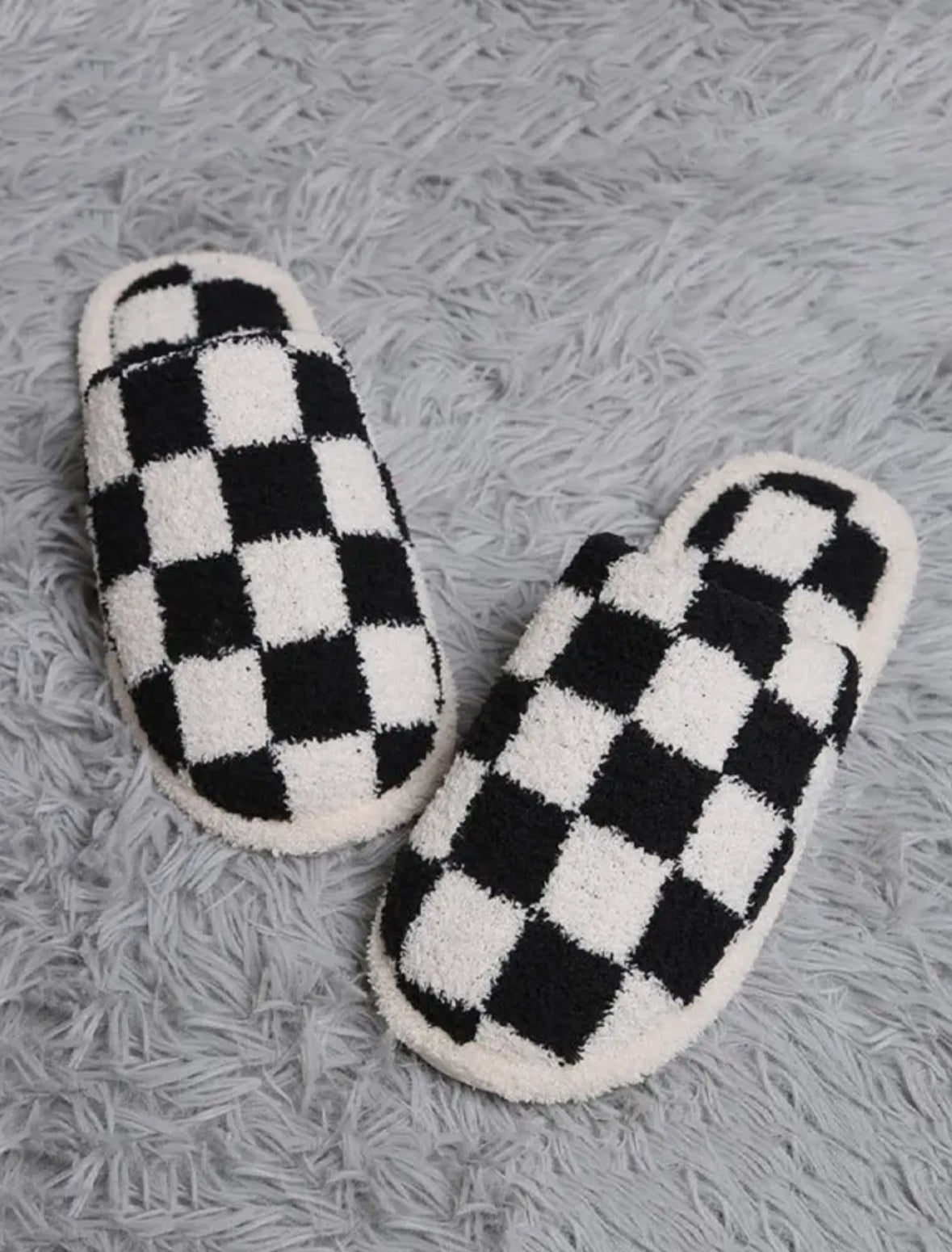 Checkered Slippers