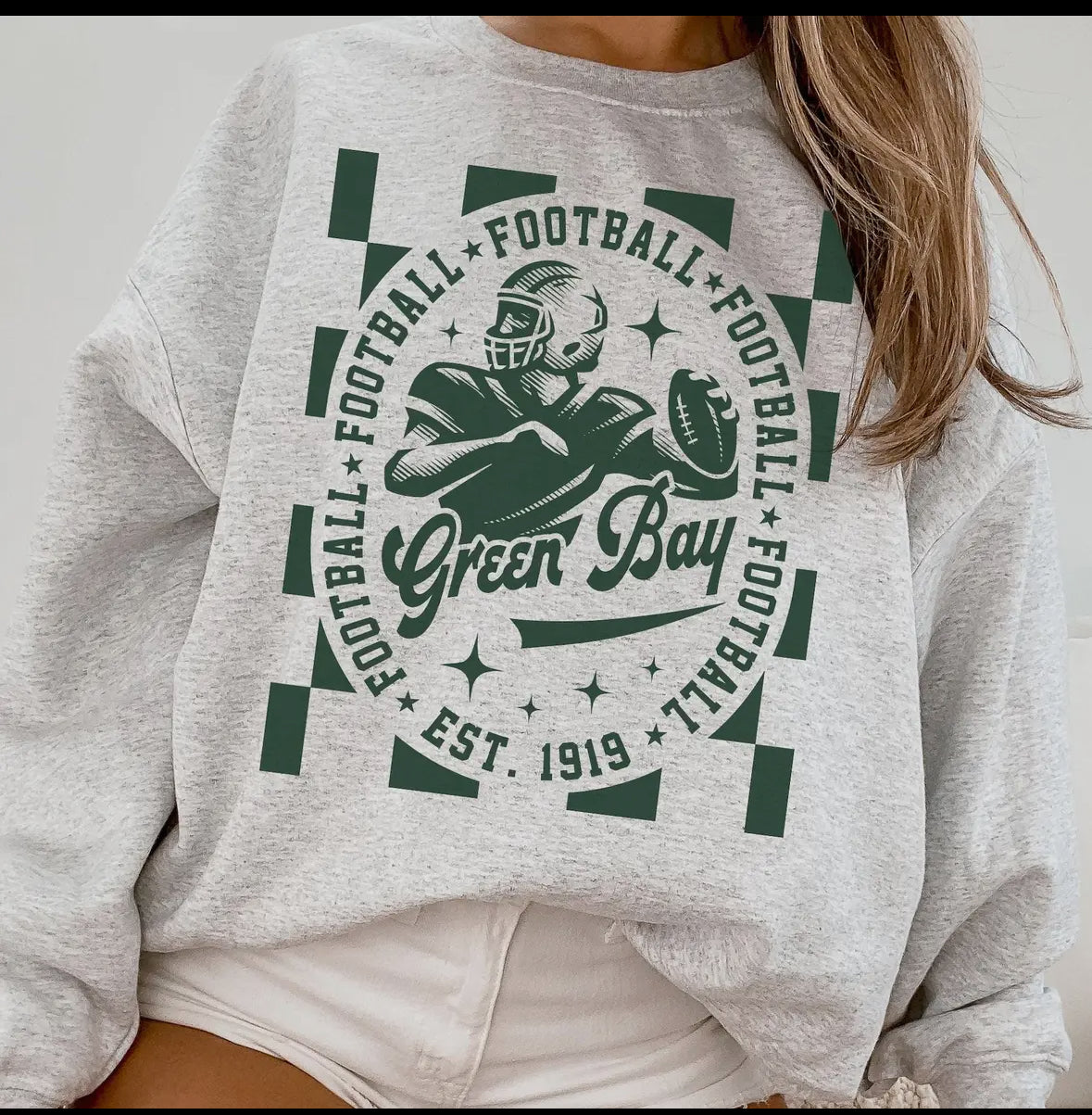 Old School Green Bay Crewneck