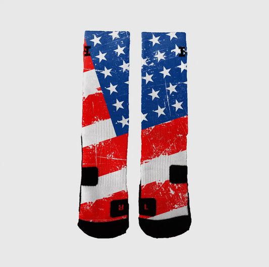 USA Flag Socks