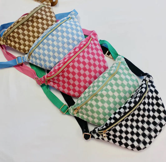 Checkered Sling Bag