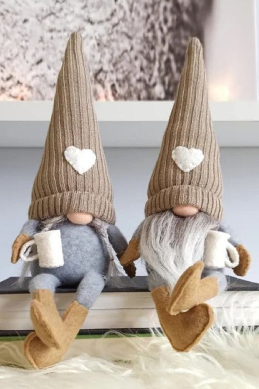 2-Pack Christmas Pointed Hat Faceless Gnomes