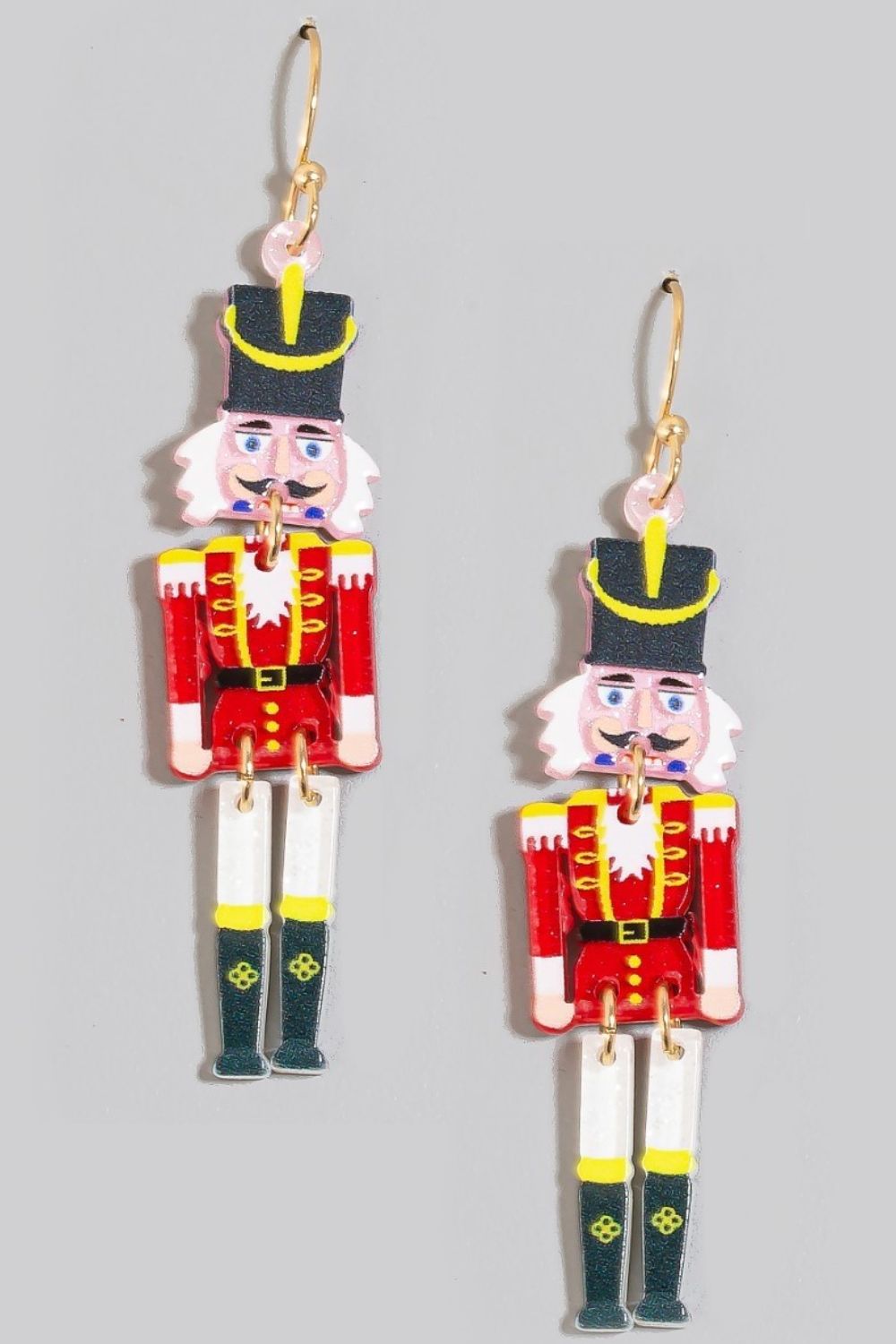 Fame Acrylic Nutcracker Dangle Earrings